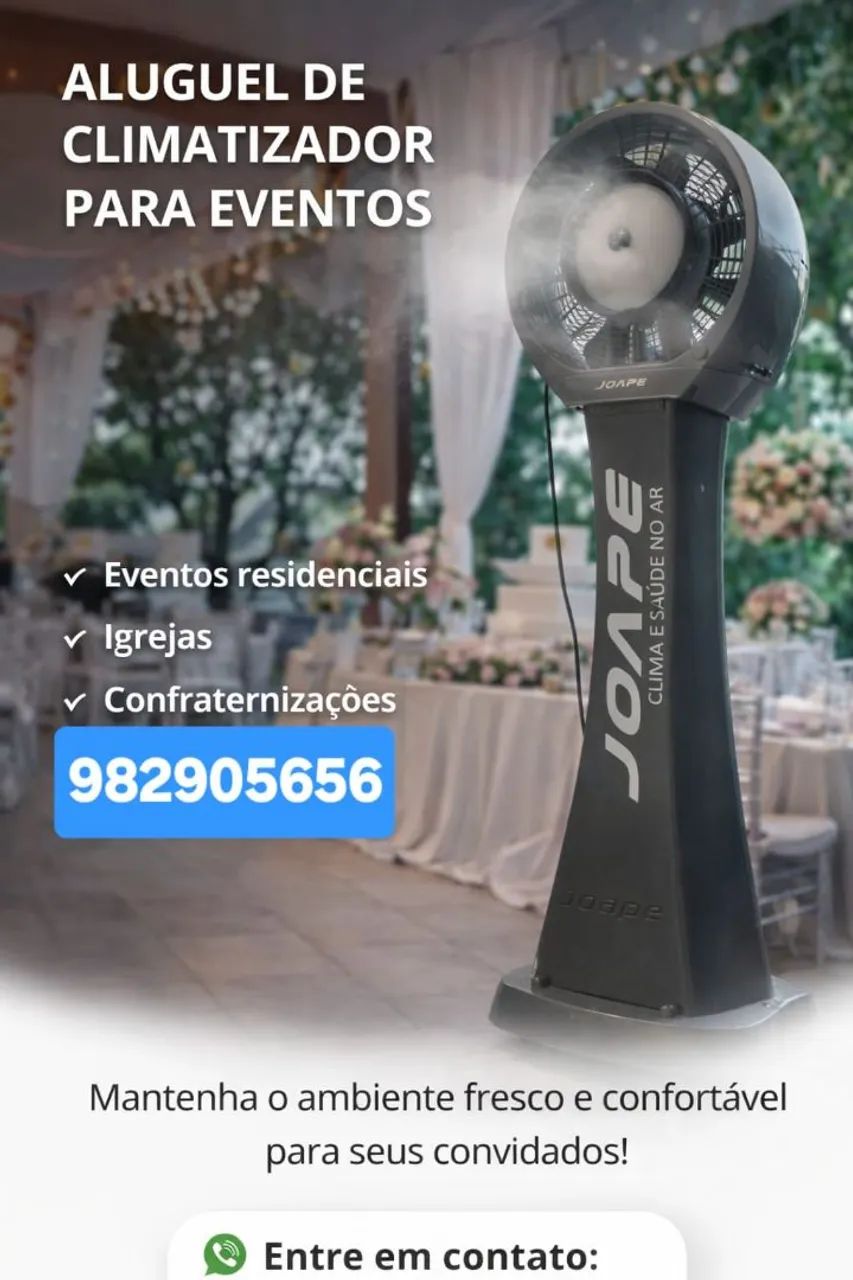ALUGAMOS CLIMATIZADORES 
