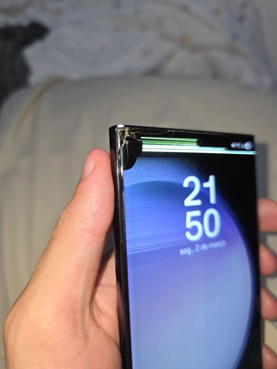 Samsung Galaxy S23 Ultra - Tela com Defeito - para peças ou conserto
