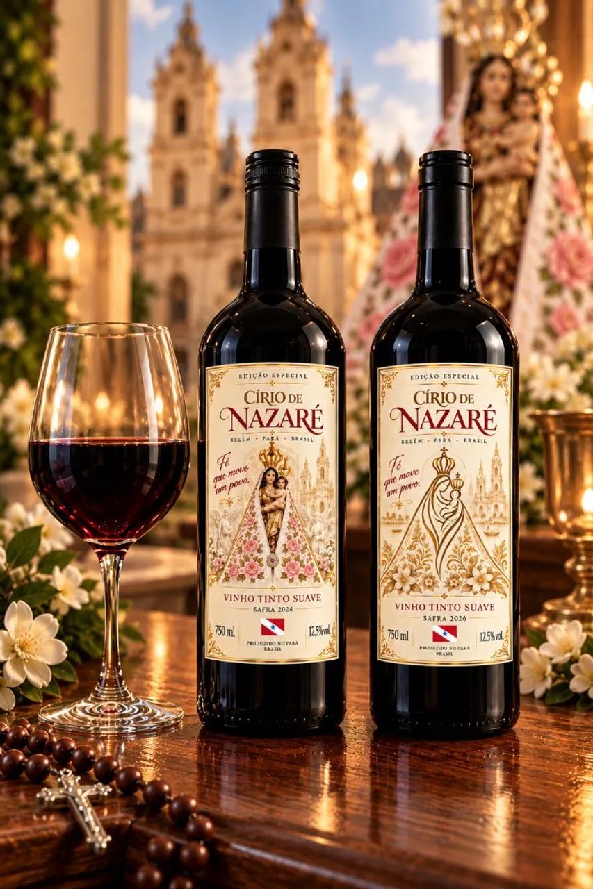 Vinho temático Círio 2026