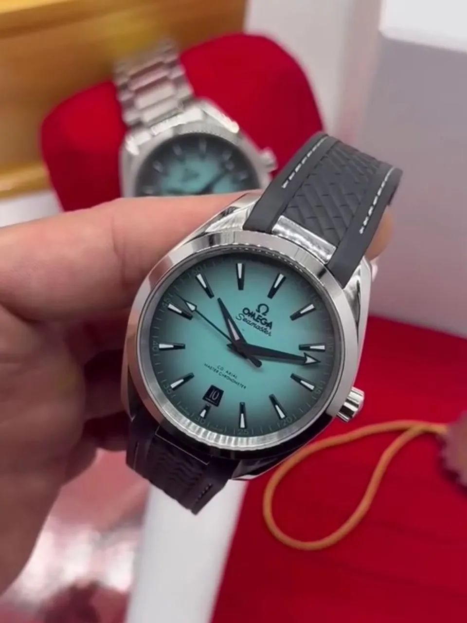 Relógio Estilo Omega Seamaster Aqua Terra Automático - Foto 2