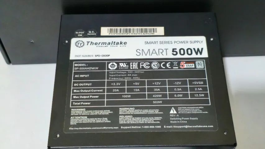 Fonte Thermaltake Smart Series 500W - Foto 2