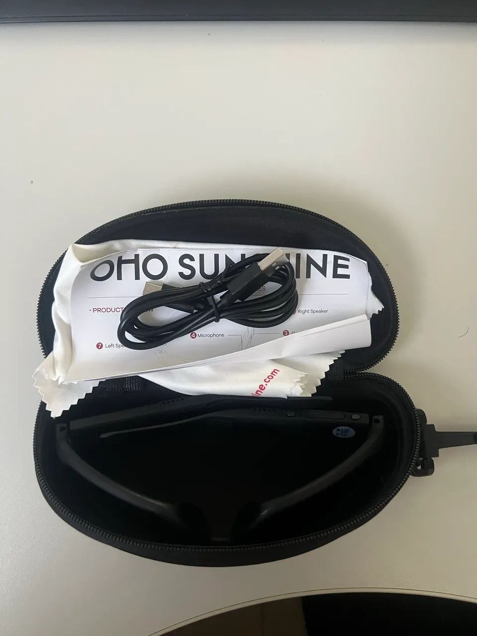 Óculos de Sol OhO Sunshine Bluetooth Open Ear - LACRADO!!! - Foto 2