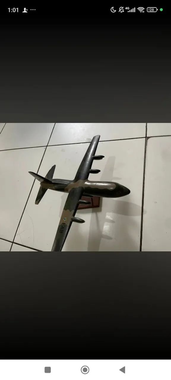 Makete avião resina fab - Foto 3