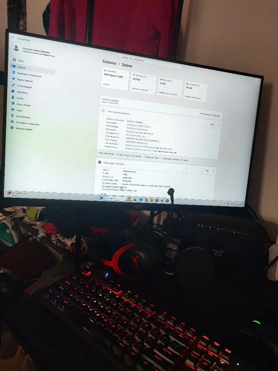 VENDO OU TROCO POR CELULAR ANDROID TOP PC GAMER  - Foto 5