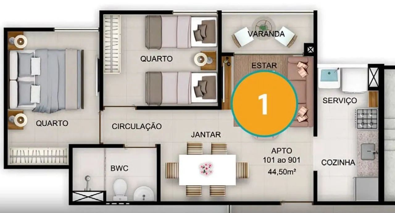 Apartamento à Venda - Caxangá, Recife - Foto 2