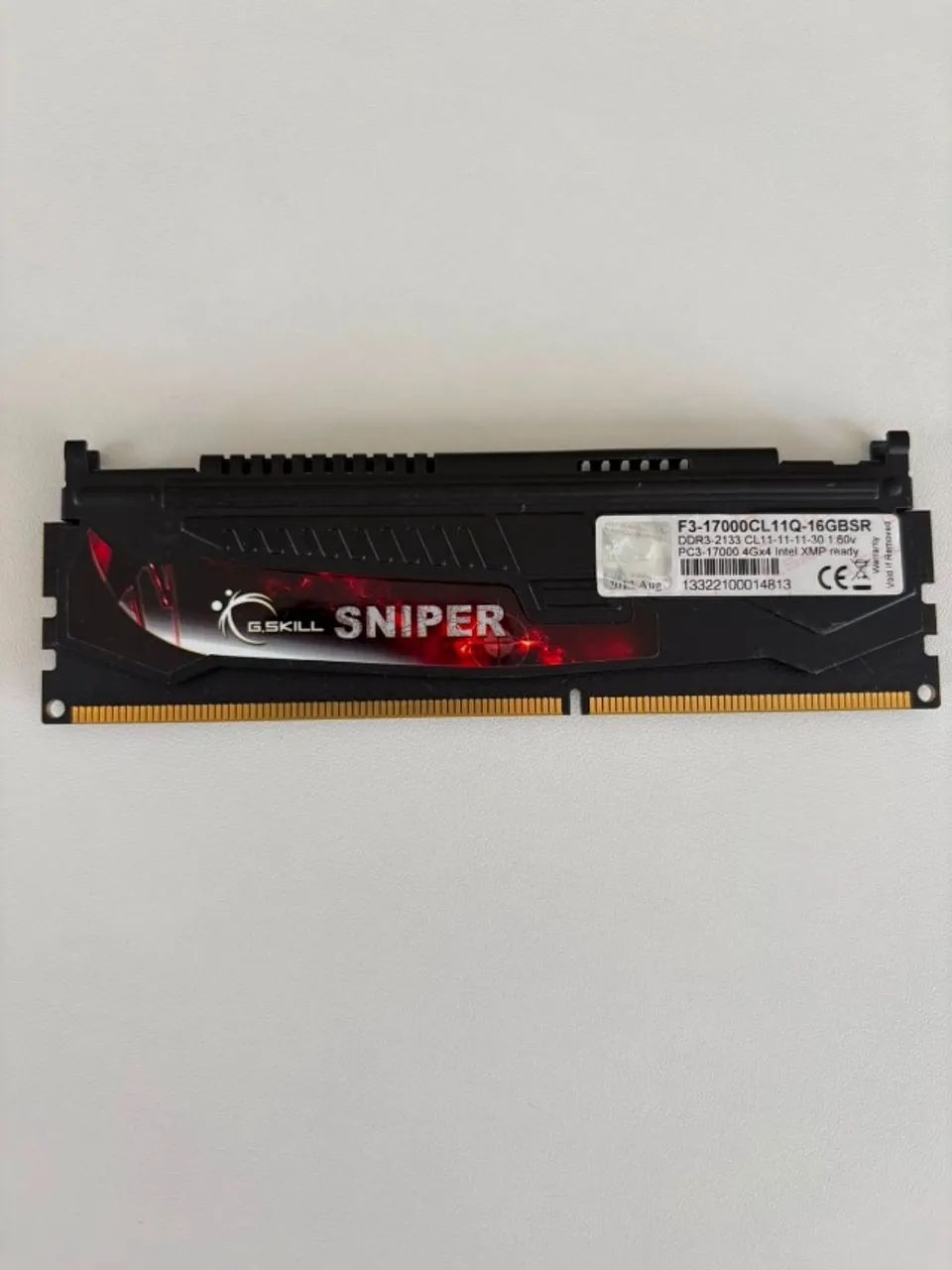 Kit G.SKILL Sniper 16GB (4x4GB) DDR3 2133MHz - Memória RAM - São