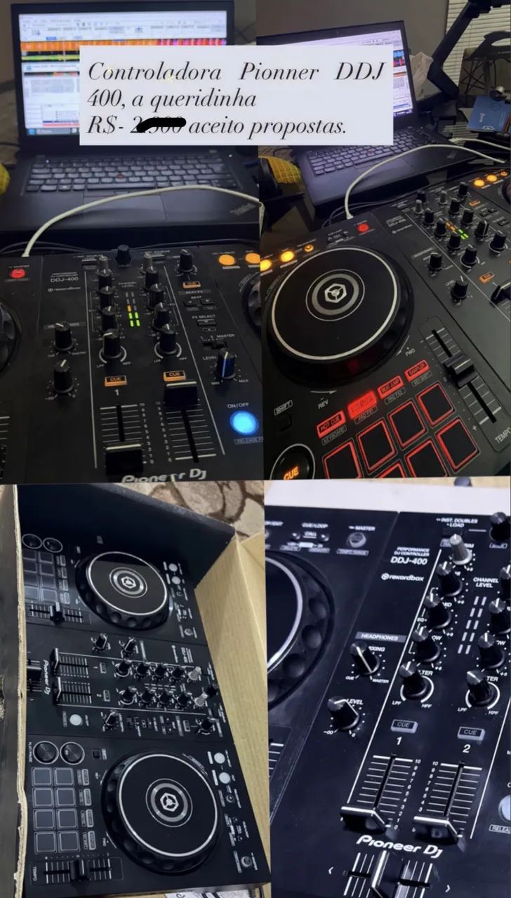 Controladora Pionner Dj DDJ400 usada - Foto 5