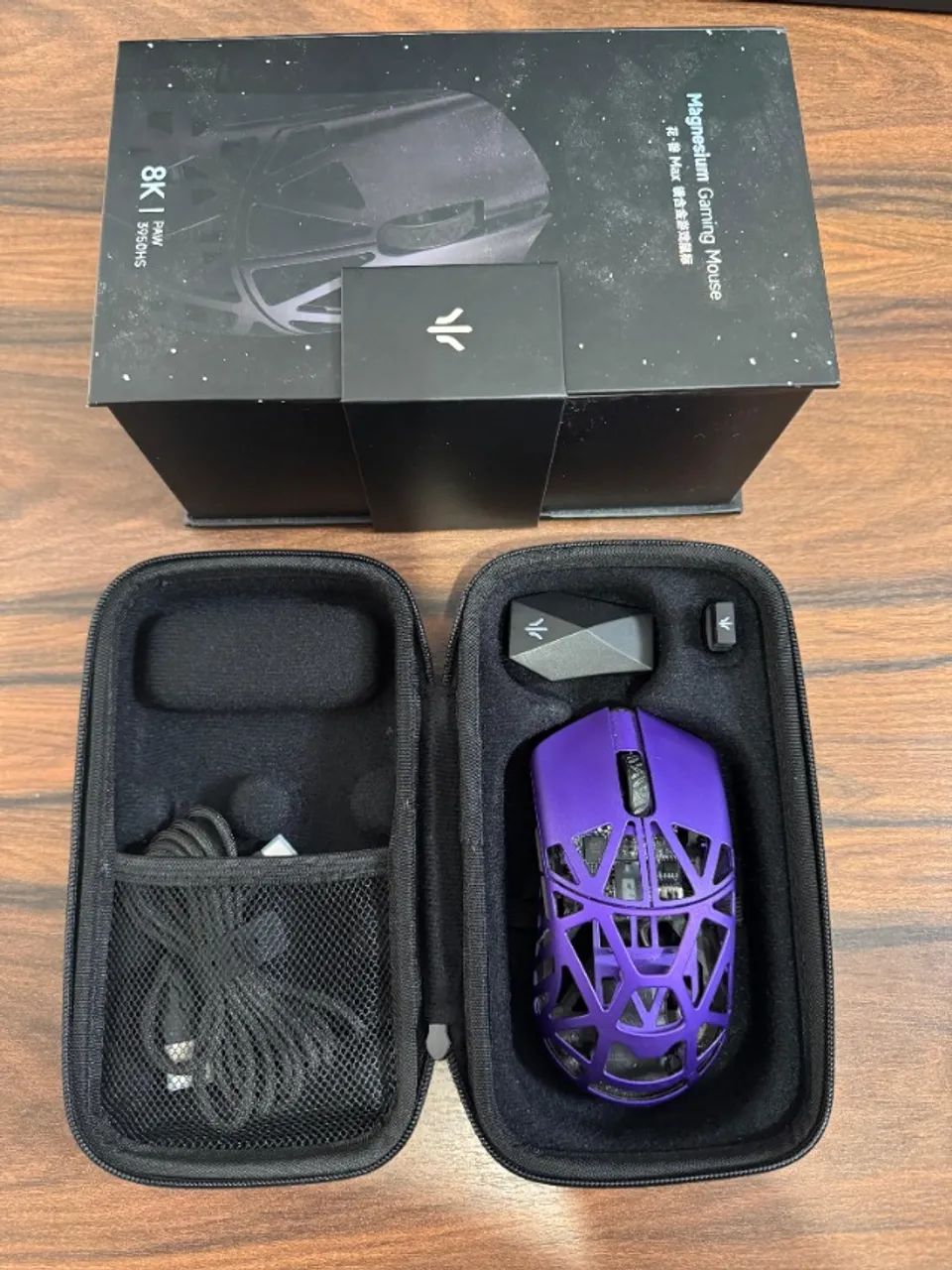 Mouse Wlmouse Beast X Max Wireless 8k Magnesium Roxo - Foto 2