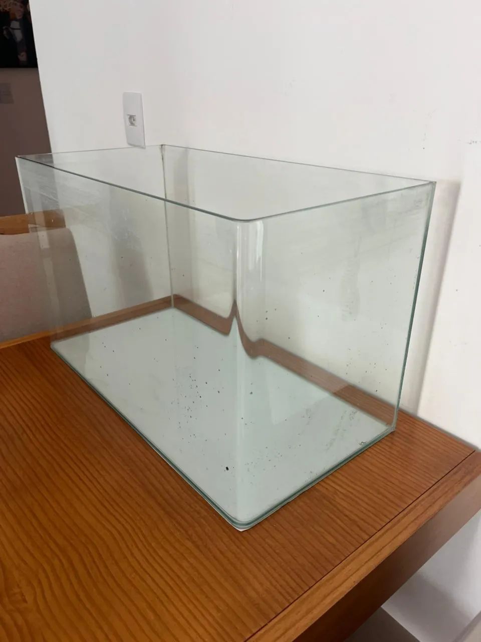 Aquário 60 litros vidro curvo 