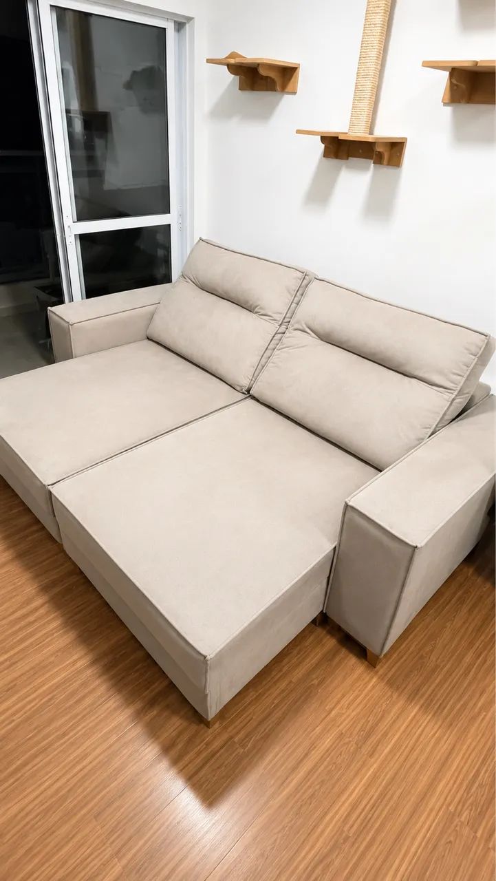 Sofá Retrátil e Reclinável Premium 2 Lugares - Excelente Estado - Foto 2