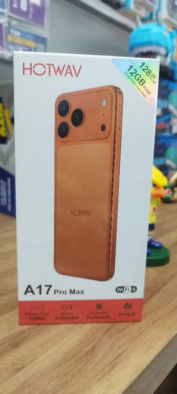 hotwav A17 Pro Max  laranja 4/128