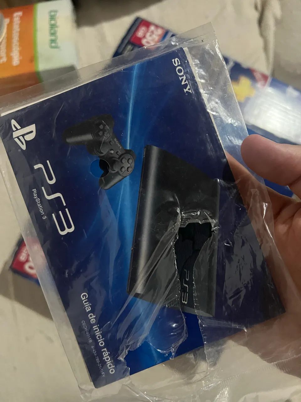 Caixa vazia PlayStation 3 com manual - Peças e Acessórios de Vídeo