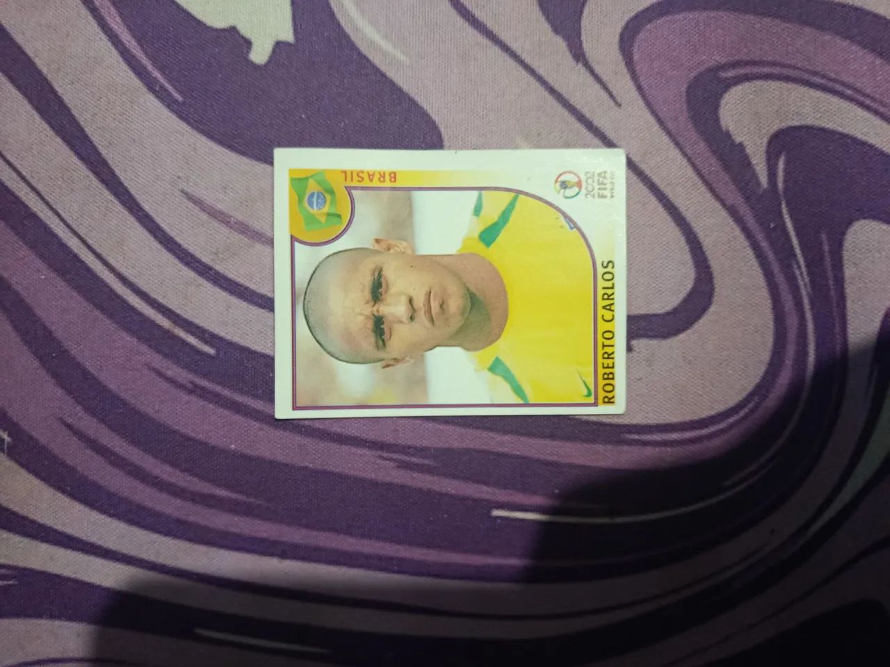 Figurinha Roberto Carlos Copa do Mundo 2002