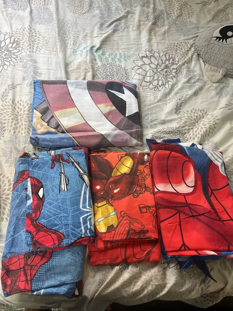 Conjunto de quarto infantil super heróis 