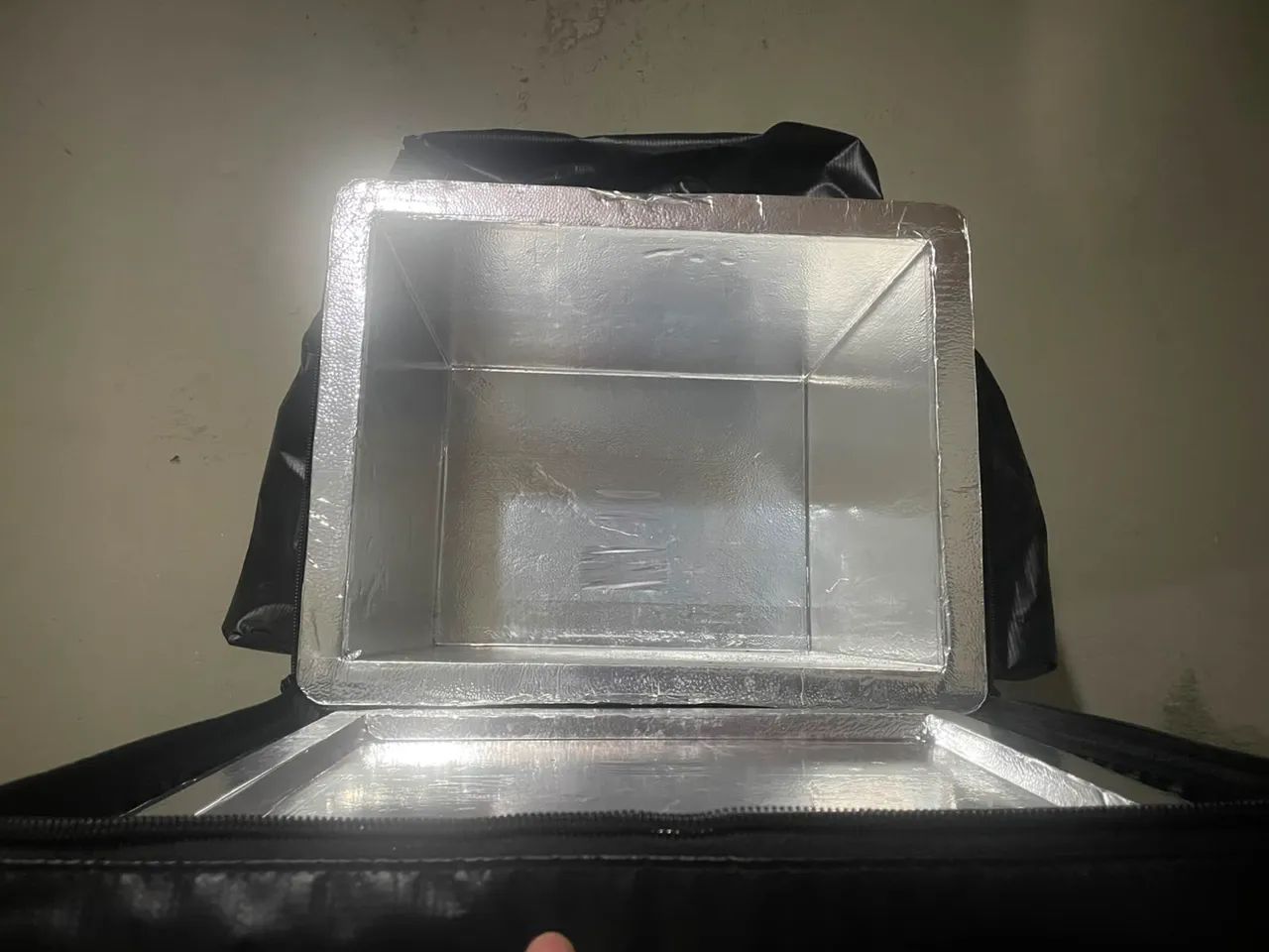 Bag entregador com isopor 