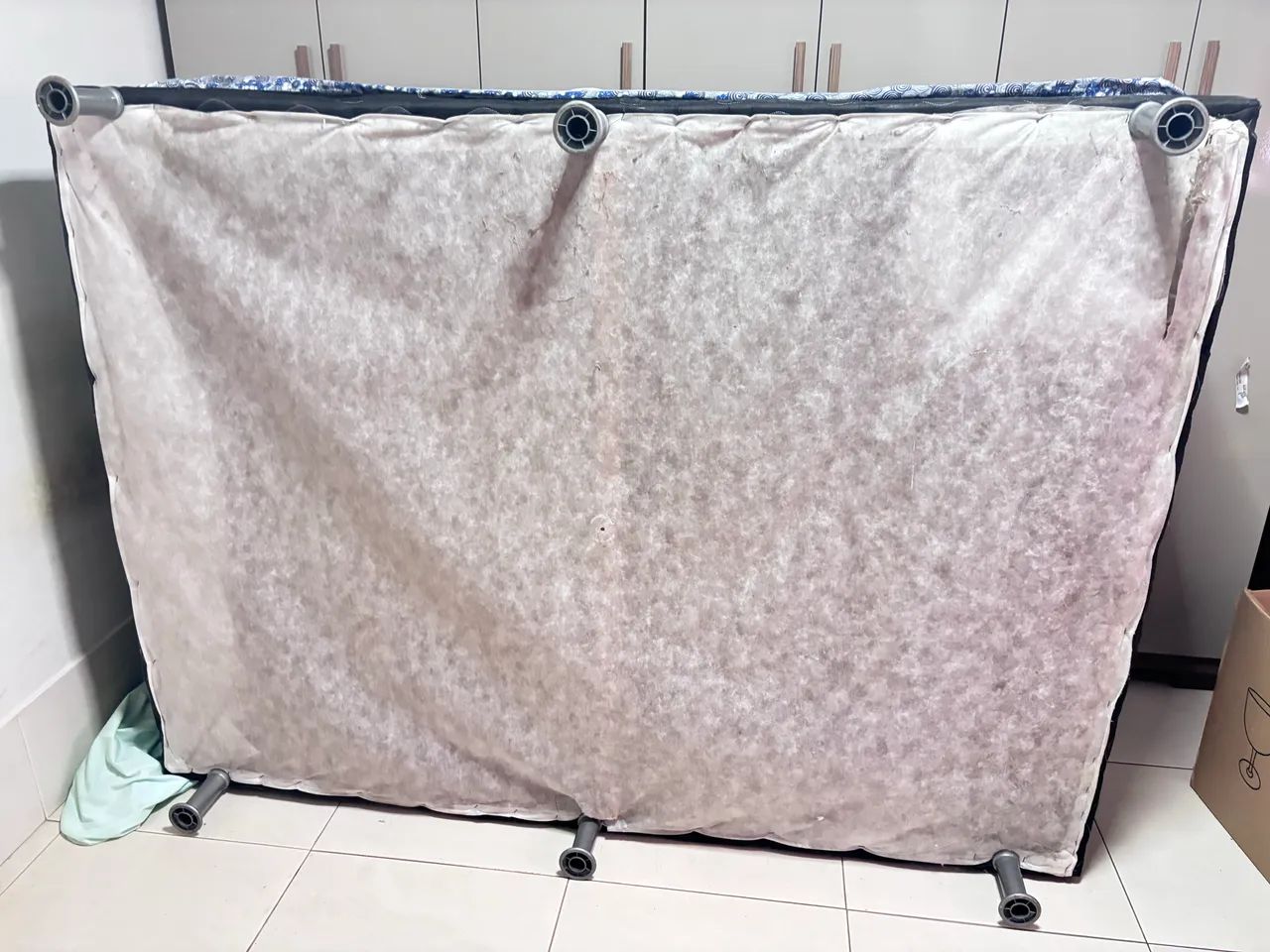 Cama Box Casal (Base) - Usada, Boa Conservação - Foto 4