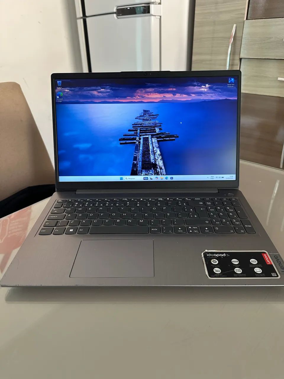 NOTEBOOK LENOVO | i3 11ª GERAÇÃO | 8GB RAM | SSD 256GB | INTEL UHD 