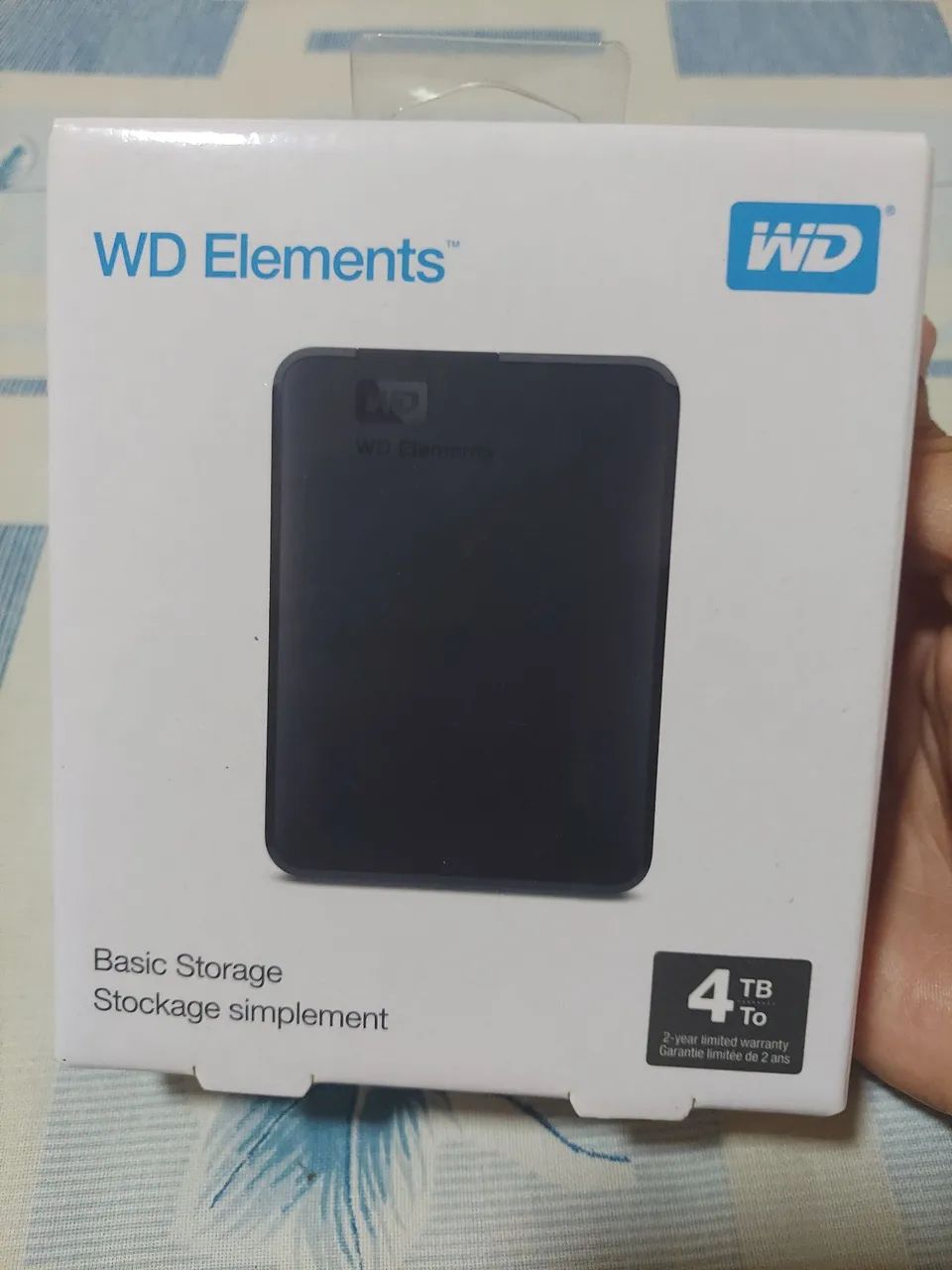 HD Externo 4TB USB 3.0 WD (com defeito)
