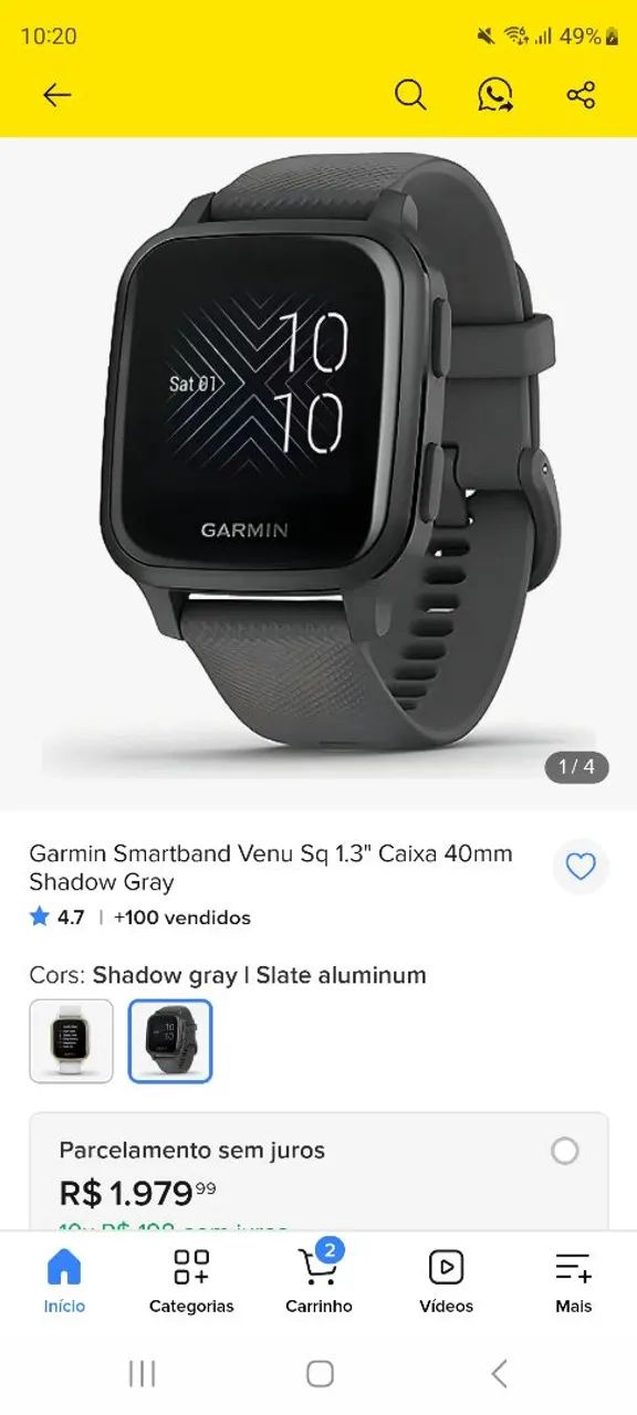 Relogio Garmin Original Venu