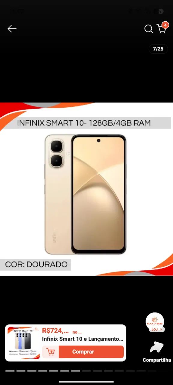 Celular Infinix 10 