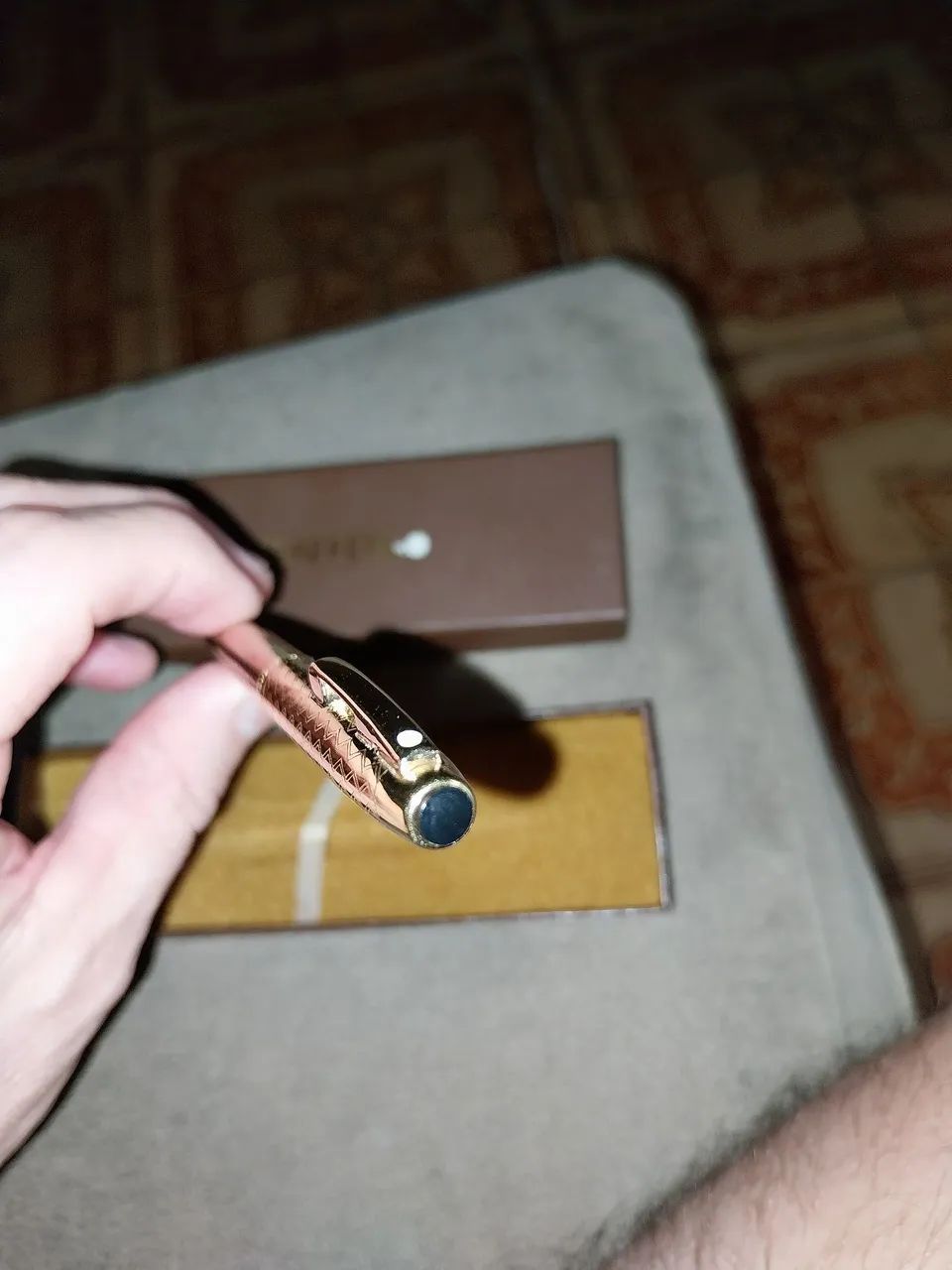 Caneta Sheaffer folheada ouro. - Foto 2