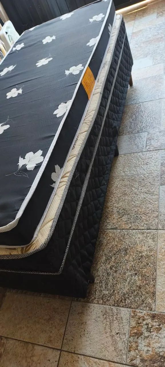 Cama box solteiro conjugado acompanha colchão  - Foto 3