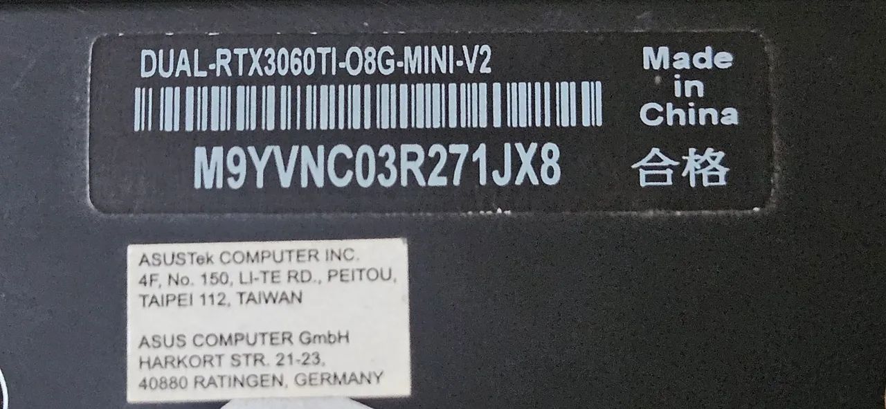 Asus 3060 ti dual oc - Foto 5