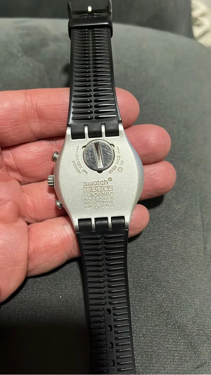 Relógio Swatch irony alumínium  - Foto 5