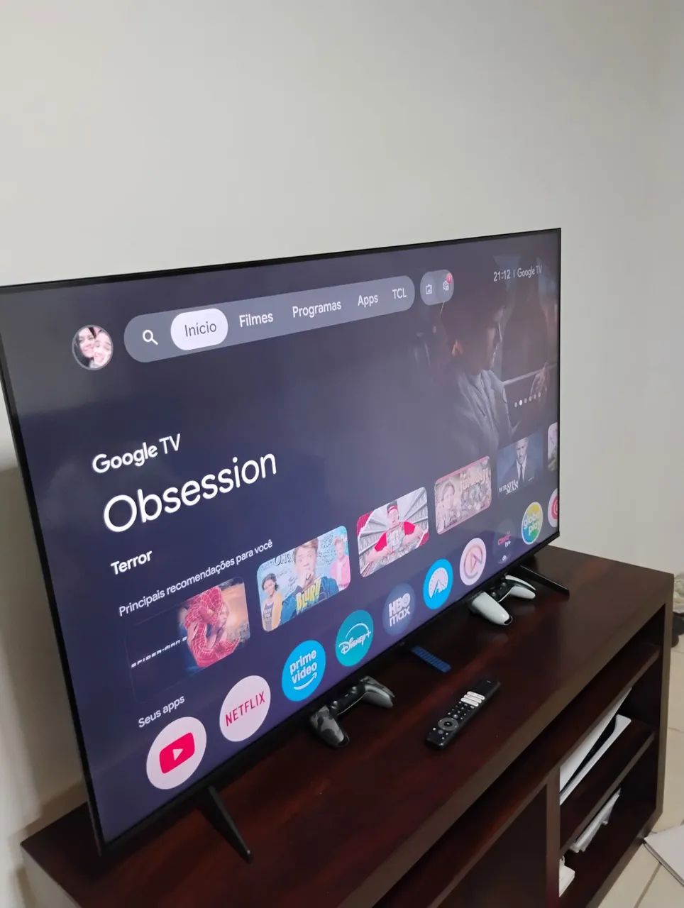 Smart Tv Tcl Qled 4k 55 polegadas  - Foto 5