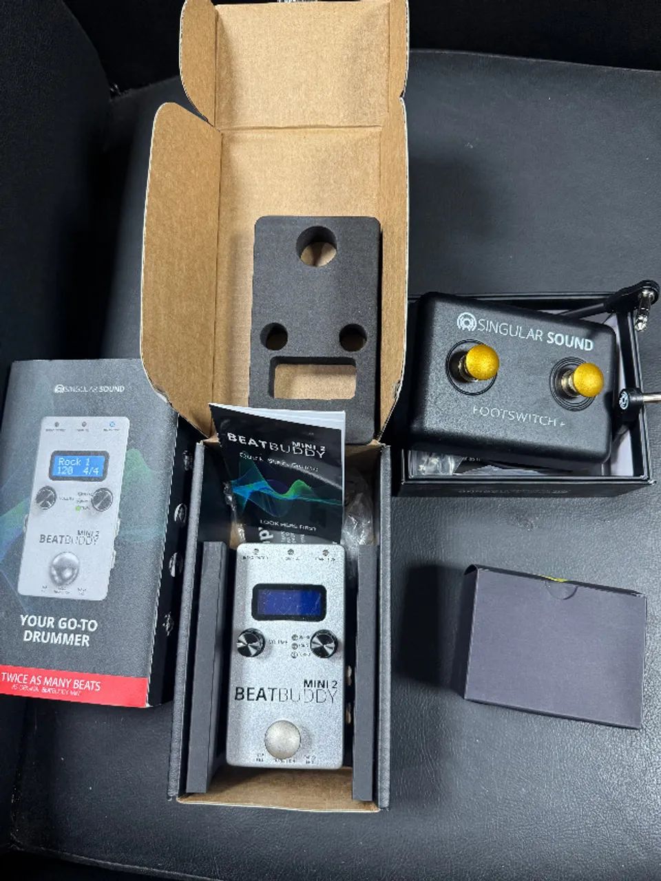 Pedal BeatBuddy MINI 2 com FootSwitch+ - Instrumentos musicais