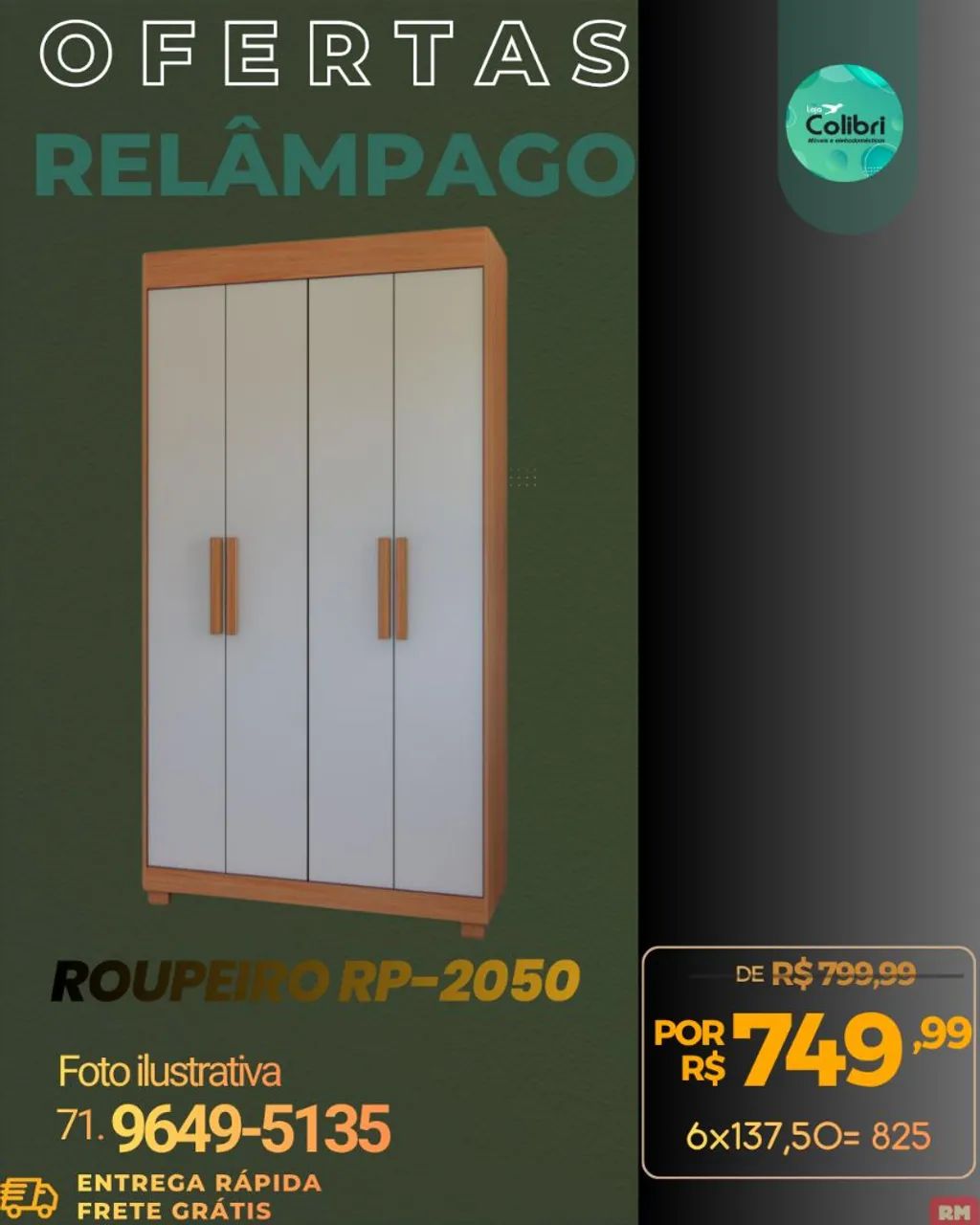 Guarda Roupa Solteiro  - Foto 4