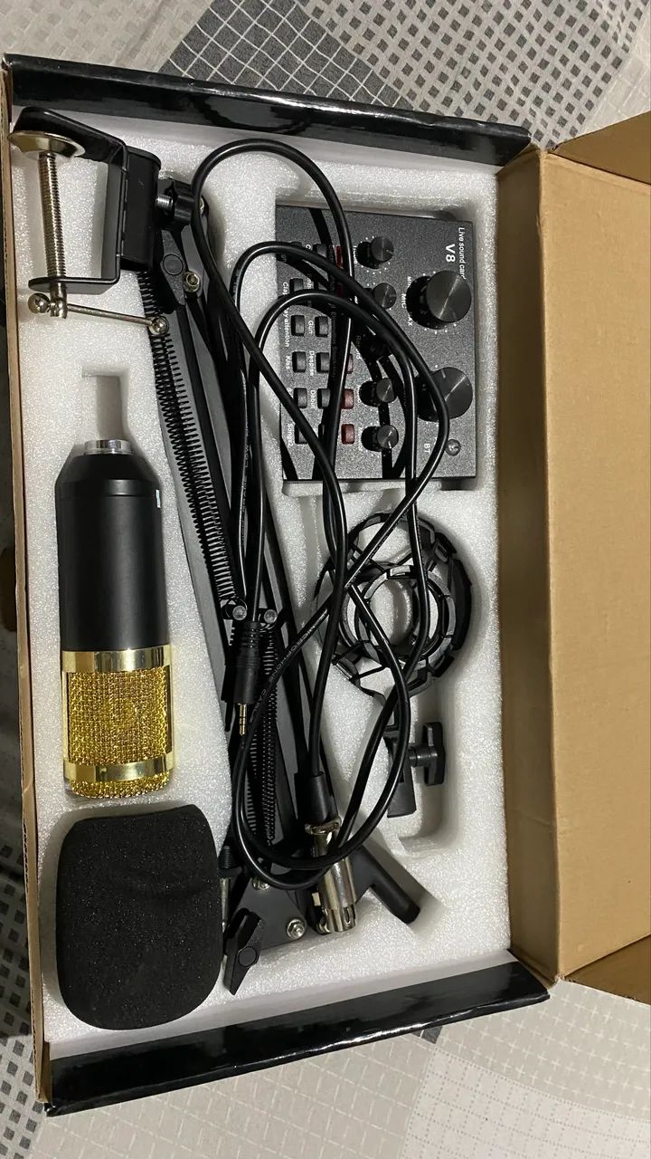Kit Microfone Mb 800 e Condensador Profissional  - Foto 3