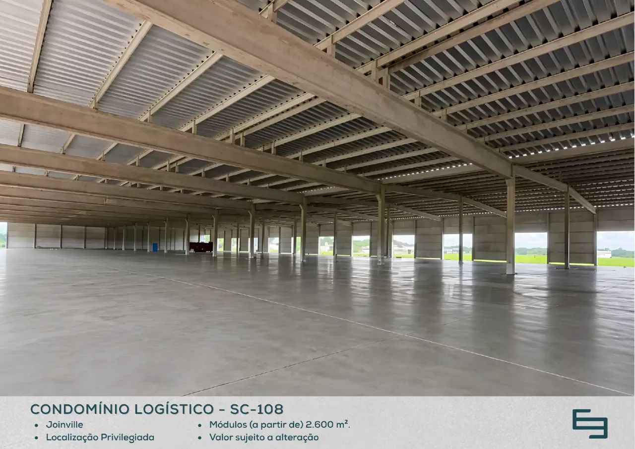 Galpão com cross docking para alugar na cidade de Joinville - SC,