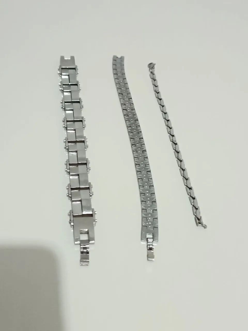 Pulseira masculina aço inox 