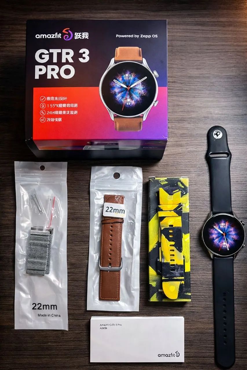 Amazfit GTR 3 PRO -*POUCO USADO* + Pulseira Rara Han Melin,3 *EXTRAS*!