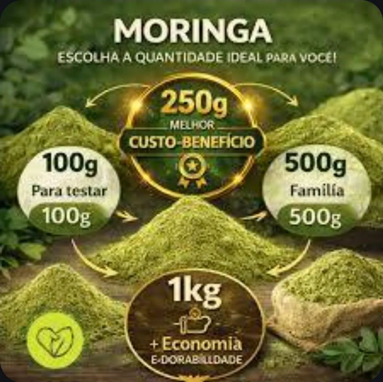 Moringa oleífera em pó para consumo humano - Foto 3