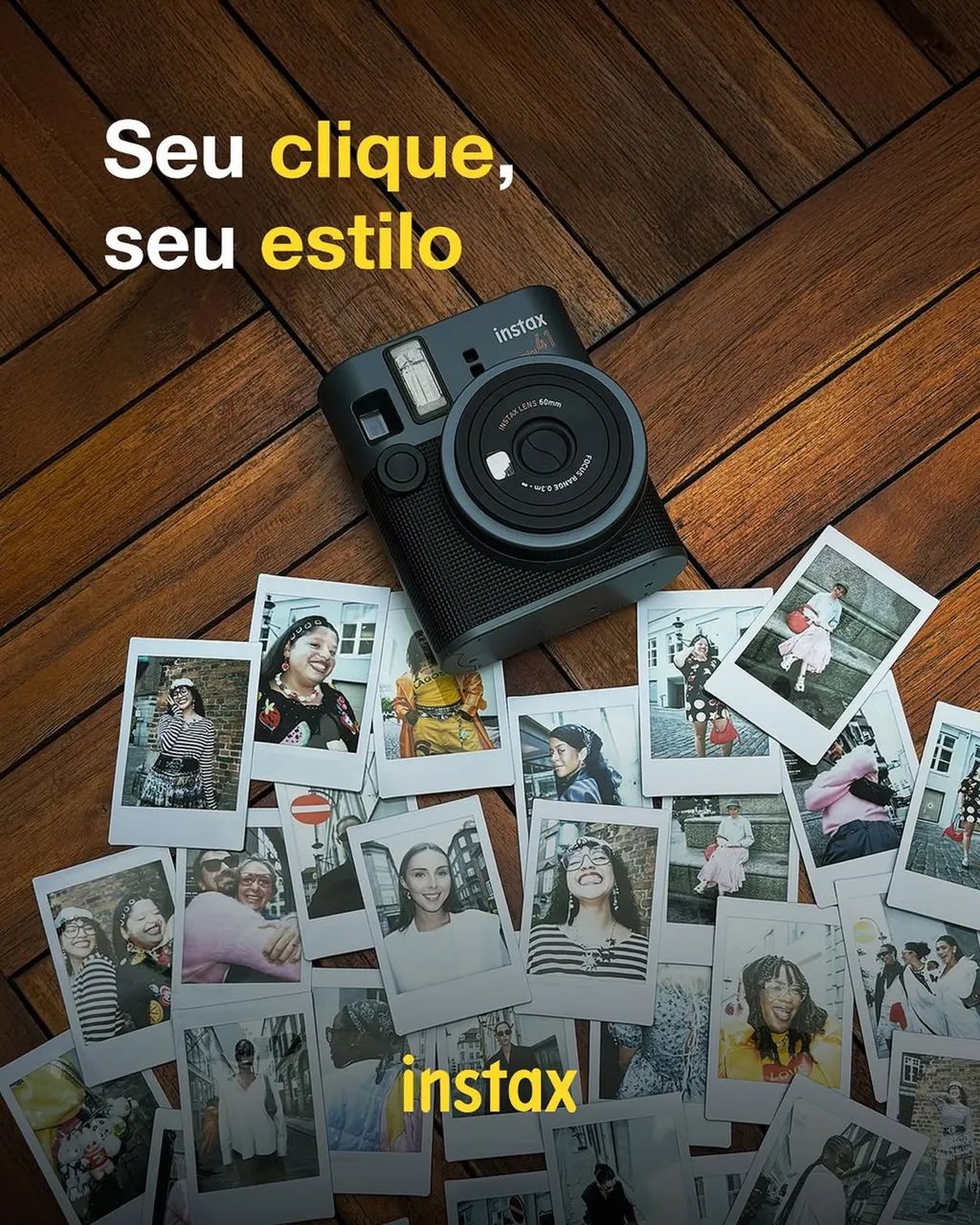 Câmera Instax Mini 41 Preta  - Foto 2