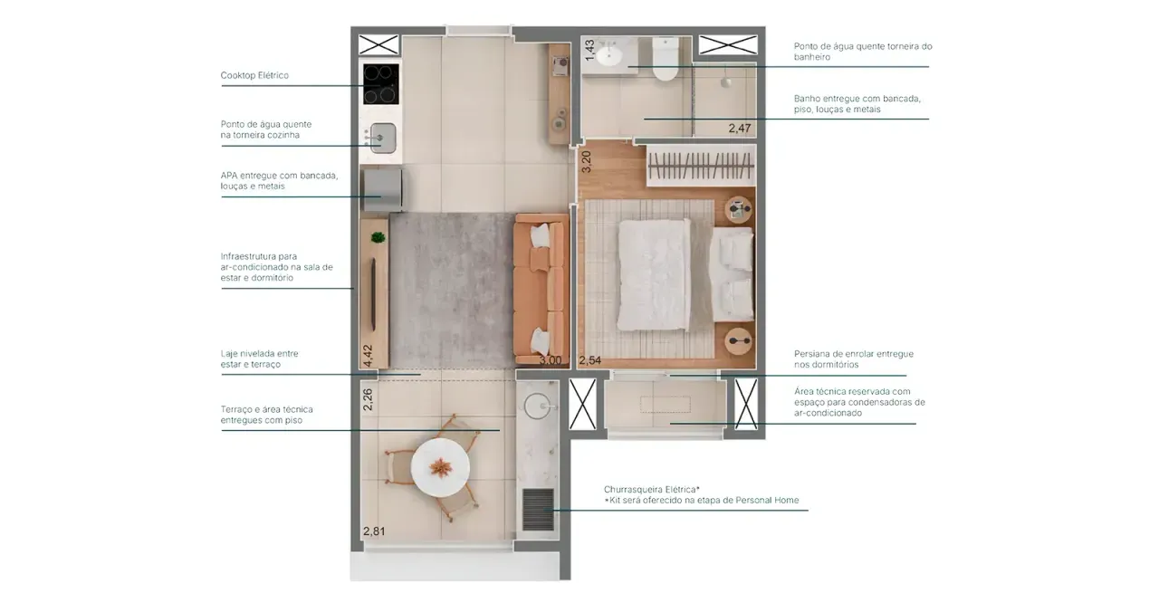 PLANTA 38m²