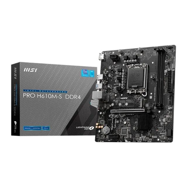 Placa-Mãe MSI H610M-S - Nova, com Garantia