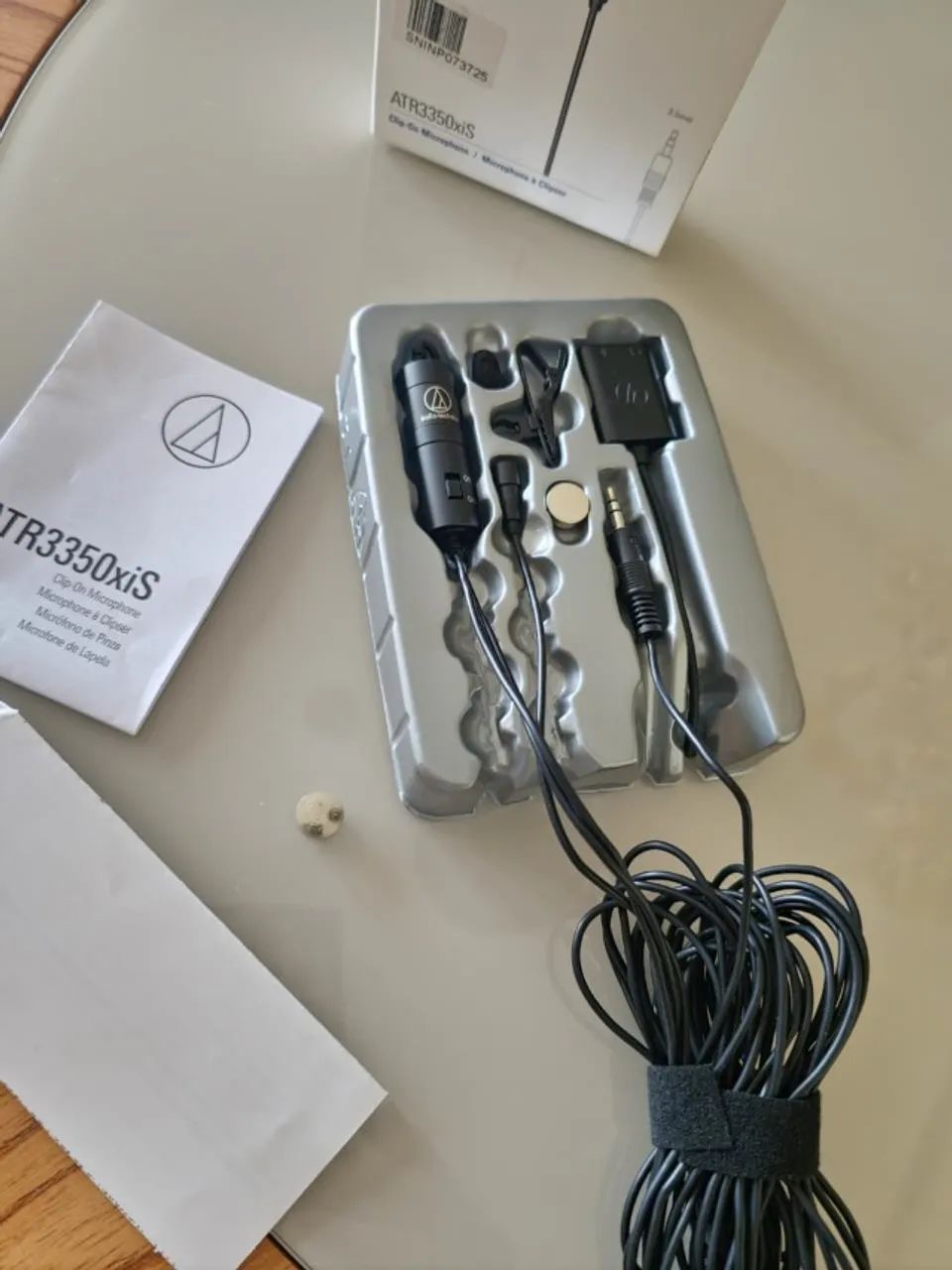 Microfone Condensador Lapela - Audio Technica - Foto 2