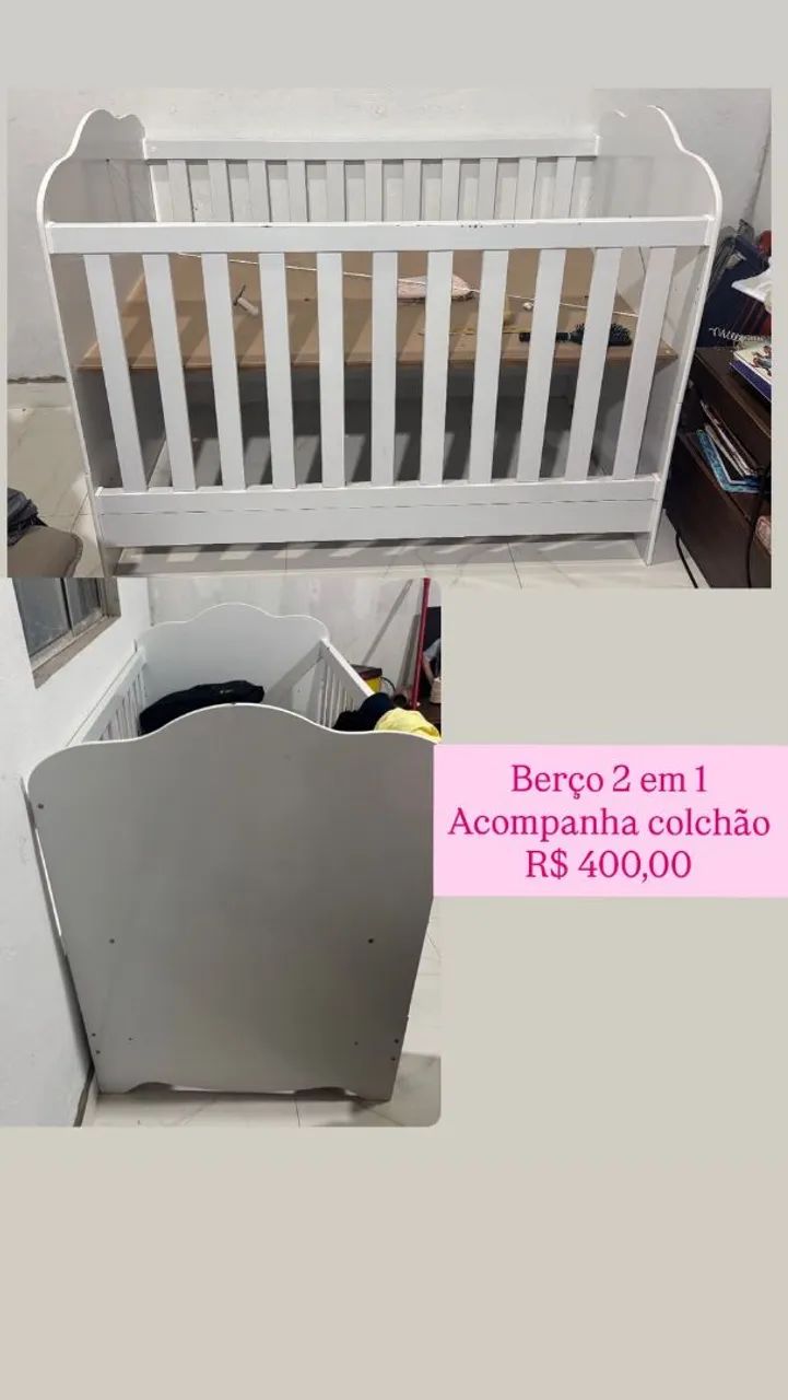 Venda de berço 2 em 1