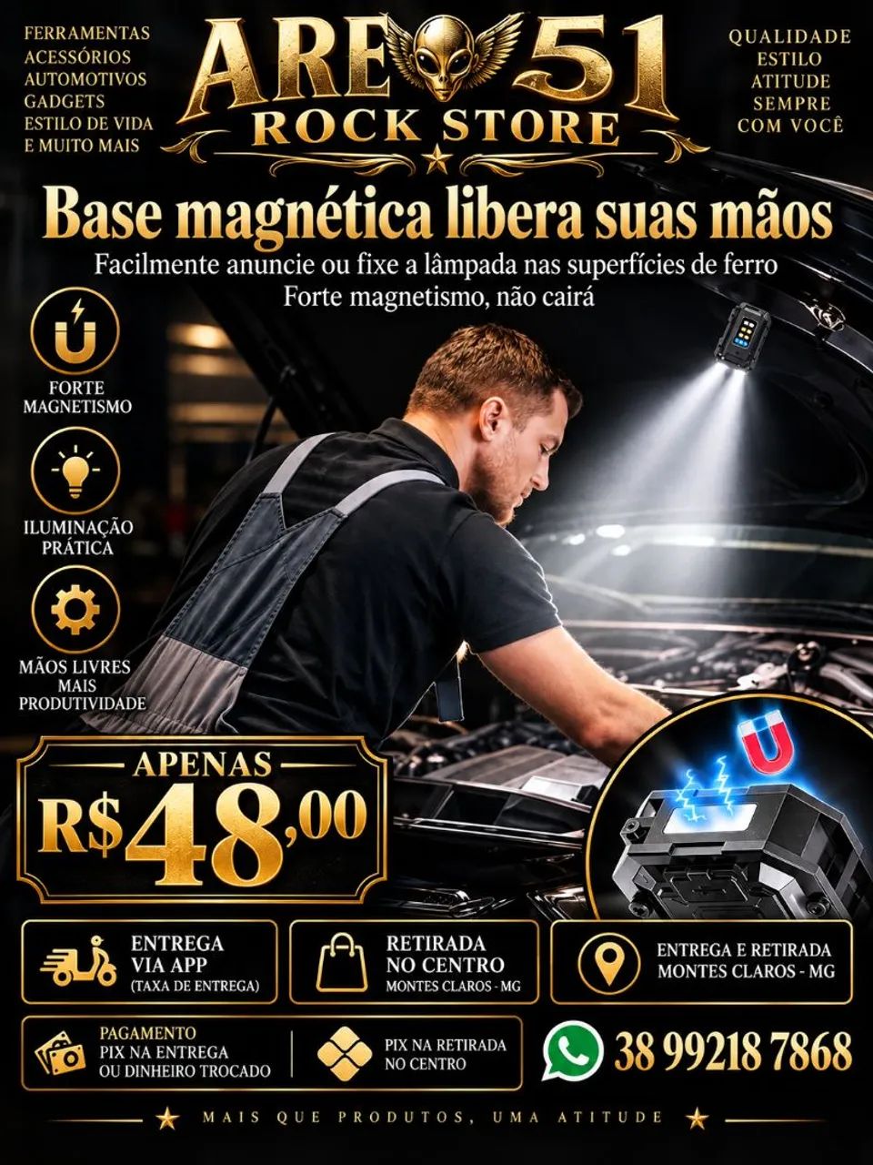 Lanterna chaveiro EDC - Foto 3