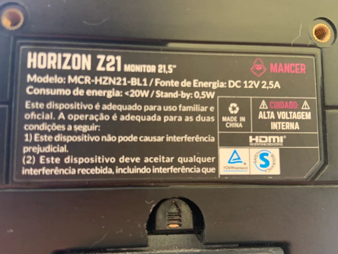 Monitor HDMI Mancer Horizon 75hz 21 polegadas - Foto 3