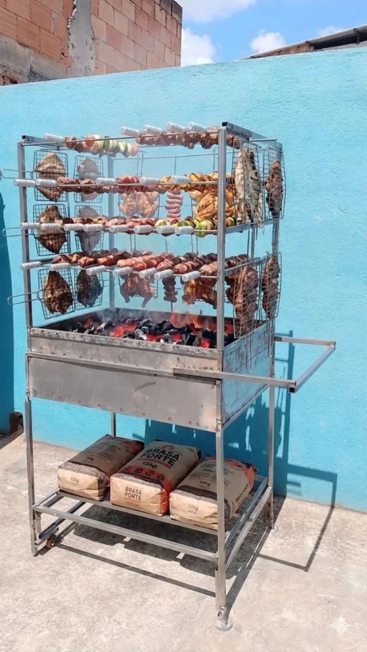 Churrasqueira em aço carbono totalmente desmontável  - Foto 3