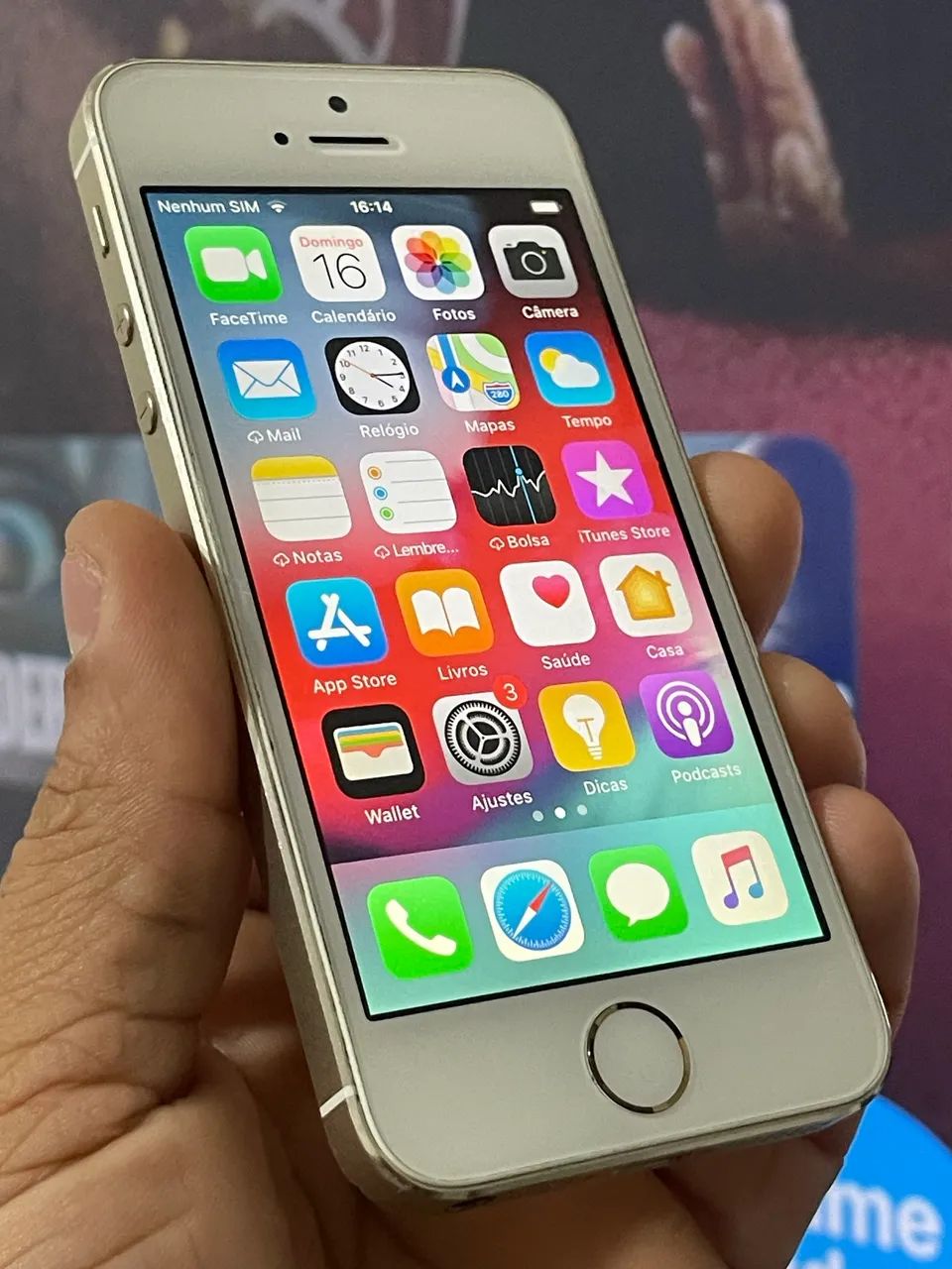 iPhone 5S Gold 64GB - Funcionando Perfeitamente - Foto 2