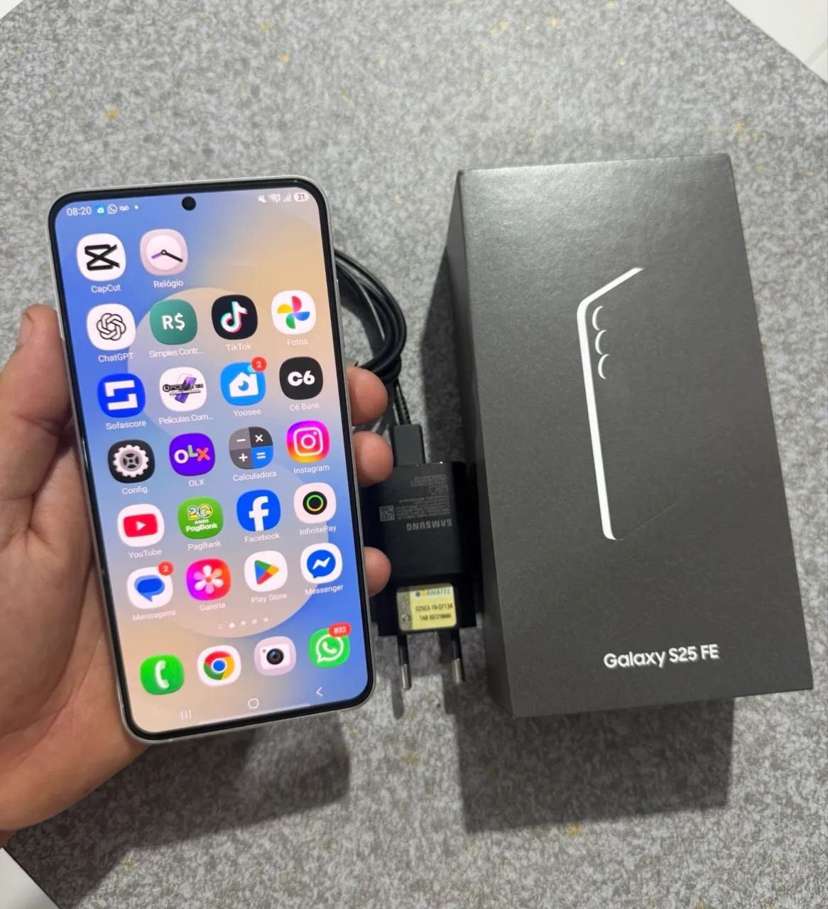 S25 FE 5G 256GB Zerado  - Foto 4
