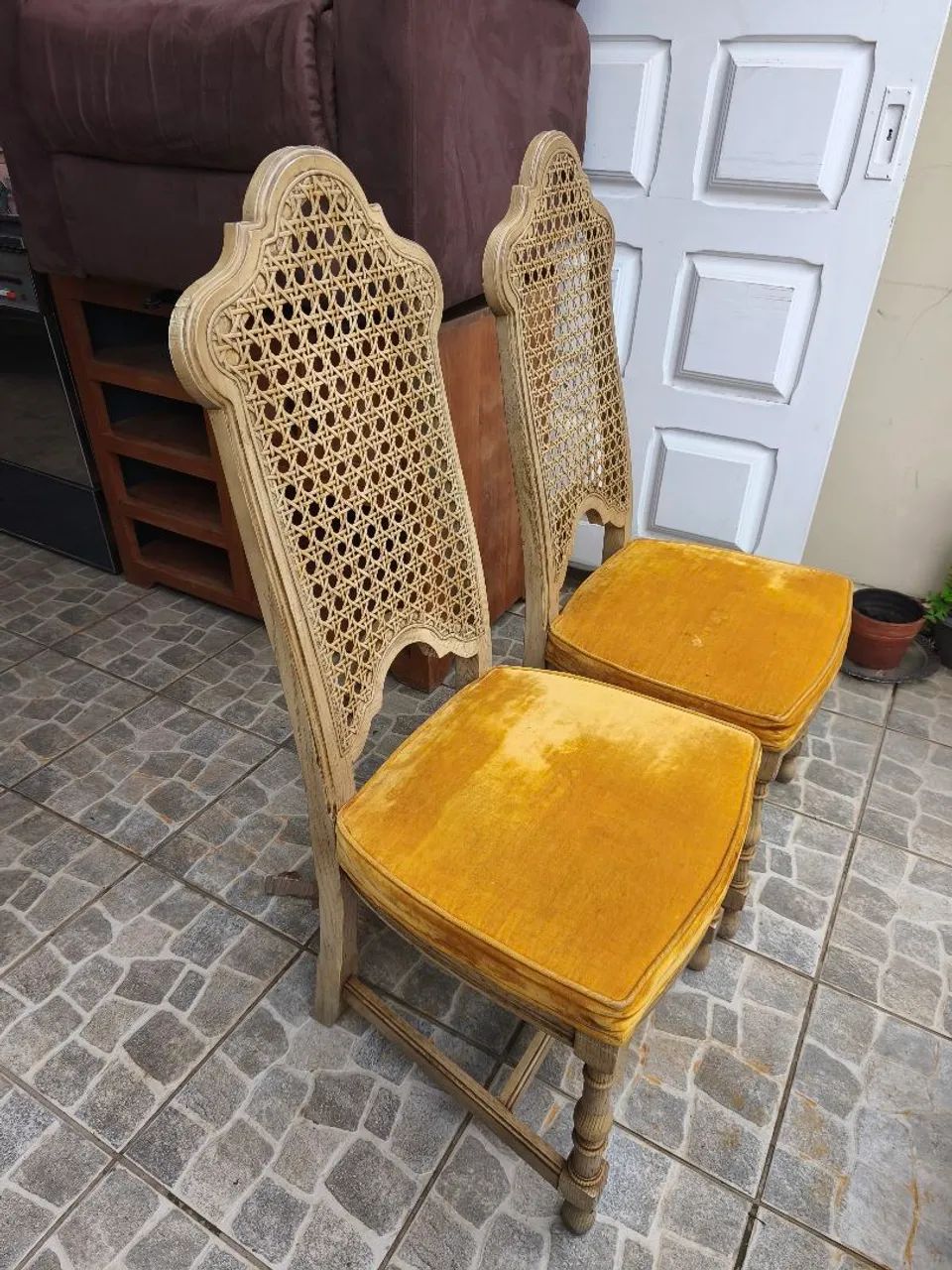 Par de cadeiras antigas colônial  - Foto 2