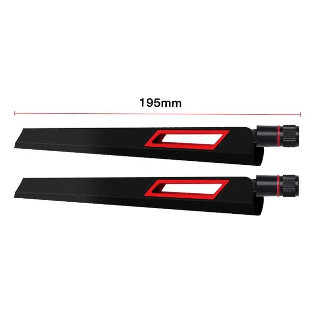 Kit 2 Antenas Wi-Fi NGFF M.2 10dBi com Espelho e Cabo para Desktop - Foto 5