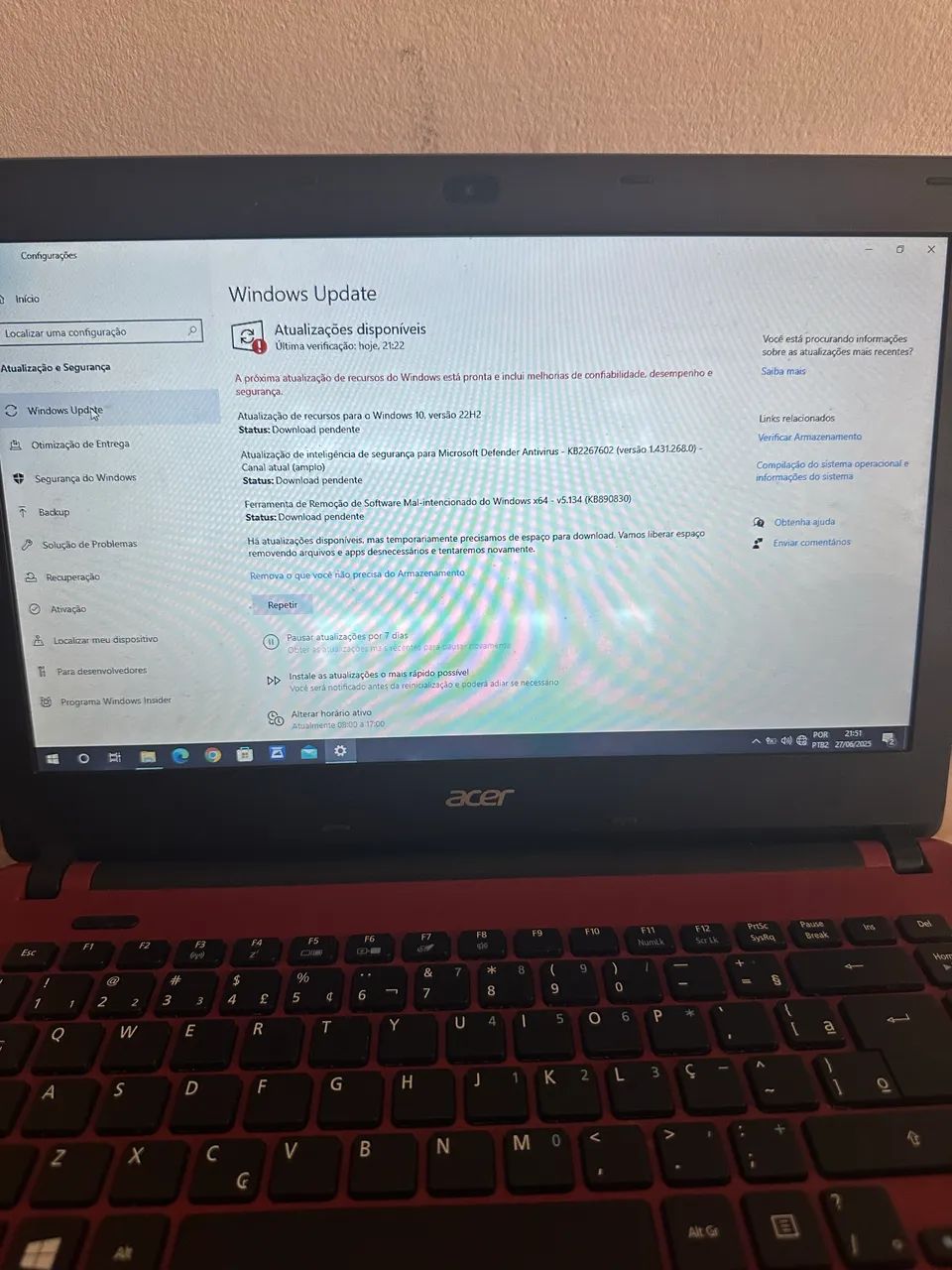 Vendo um notebook ACER quebra galho  - Foto 2