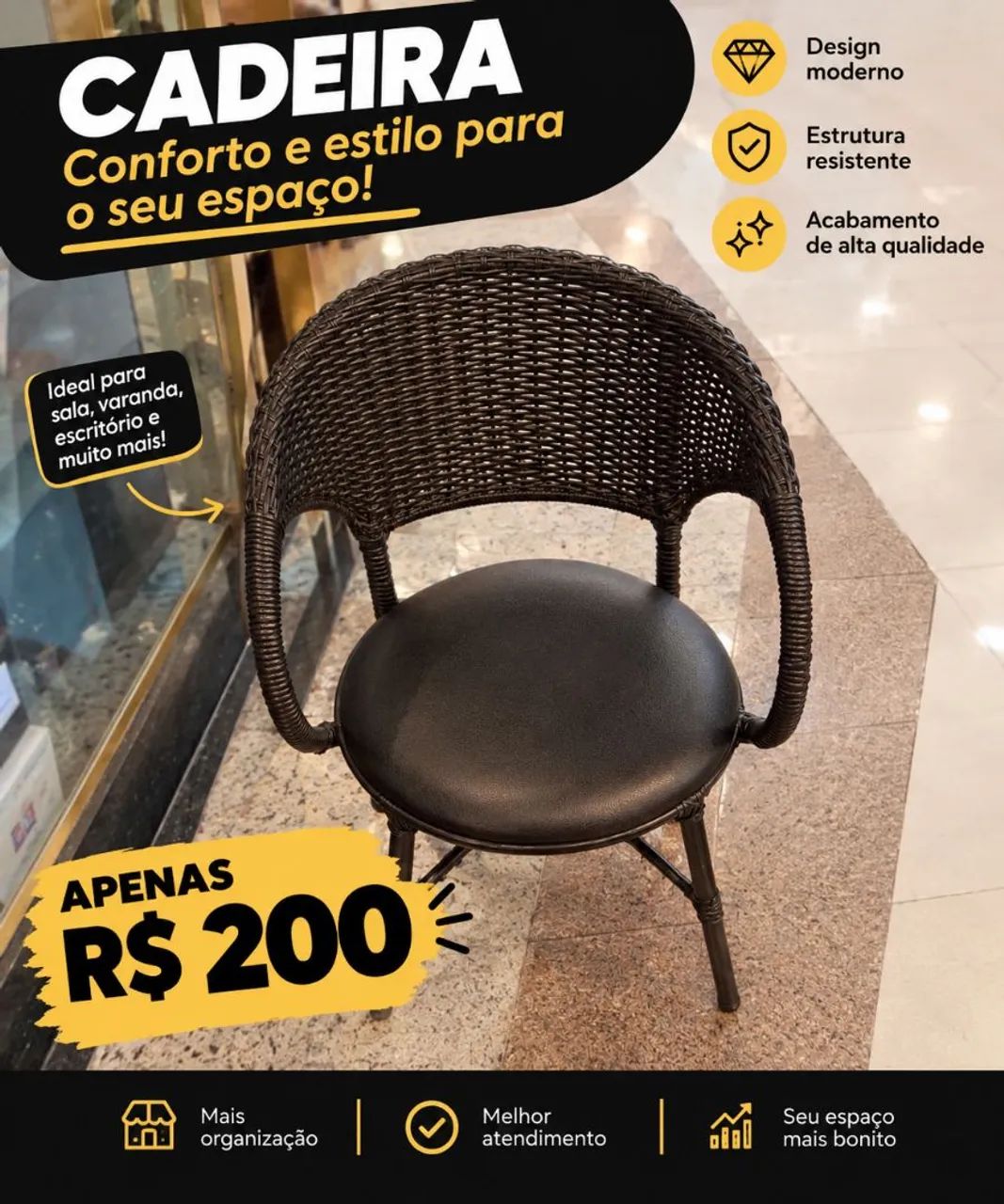 Cadeira e mesa